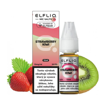 ELFLIQ Nic SALT - Jahoda a kiwi (Strawberry Kiwi) 10ml - 20mg