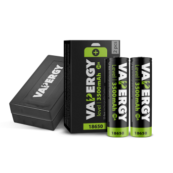 Vapergy Level baterie 18650, 3500mAh, 20A - 2ks + pouzdro