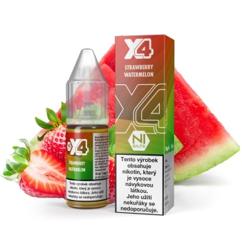 X4 Bar Juice - Jahoda a meloun (Strawberry Watermelon) - 20mg