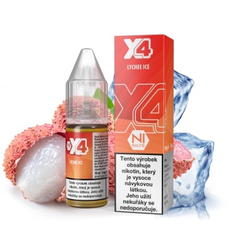 X4 Bar Juice - Chladivé liči (Lychee Ice) - 10mg